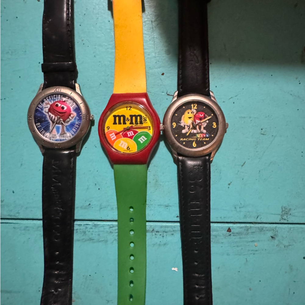 Colorful Character Watches Set M&Ms
